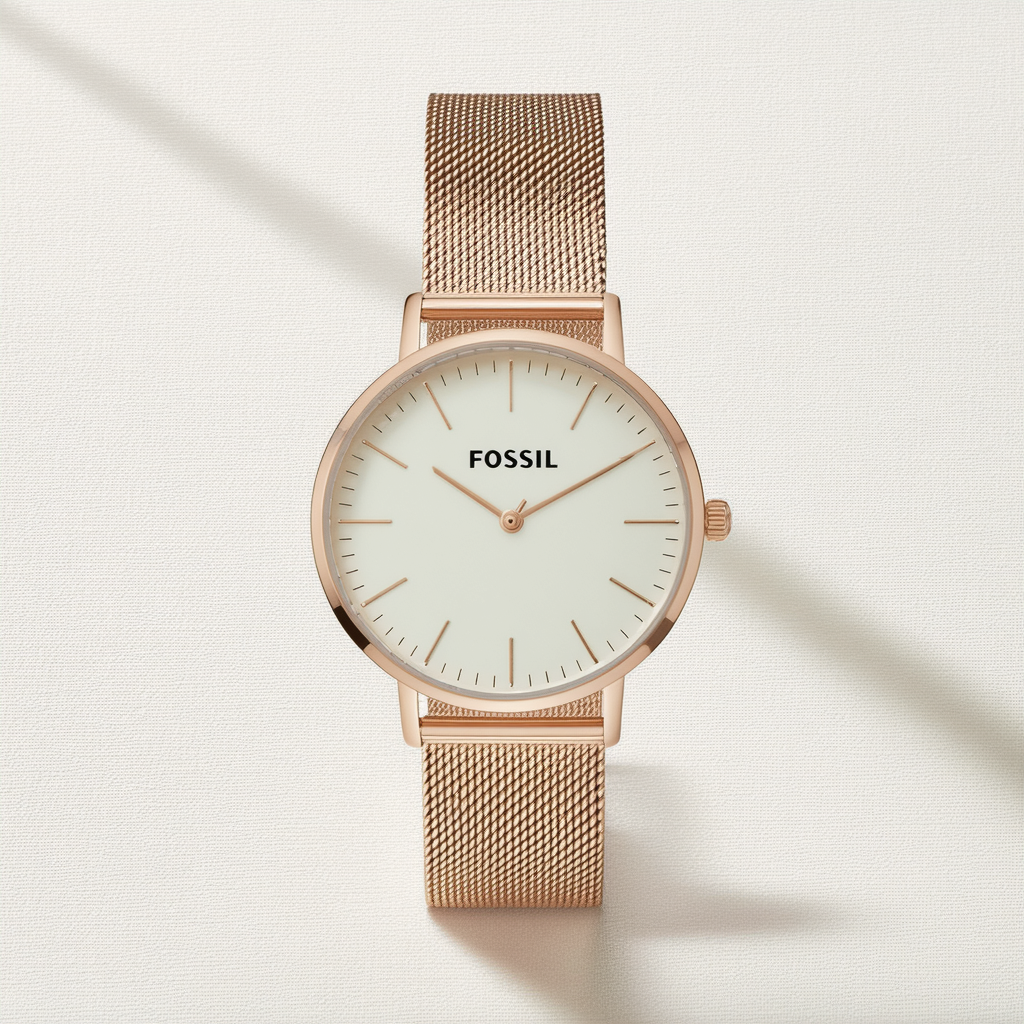 Fossil Women's ES4264 Tailor Analog Display Quartz Rose Gold Watch