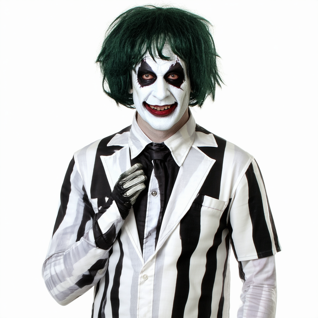 Rubie's Costume Beetlejuice Costume Shirt And Wig