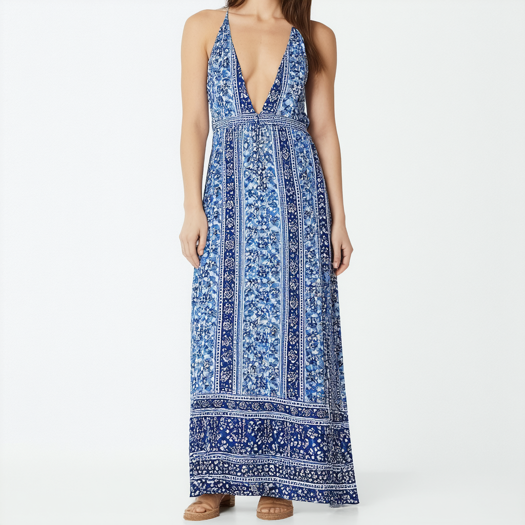Vince Camuto Women's Printed Maxi Dress