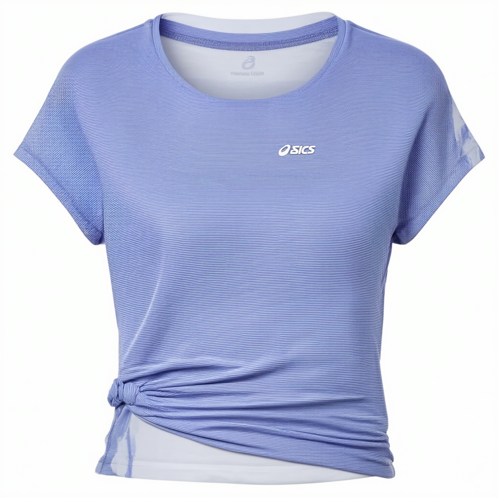 ASICS Women's Studio Cleo Pop Double Wrap Short Sleeve T-Shirt