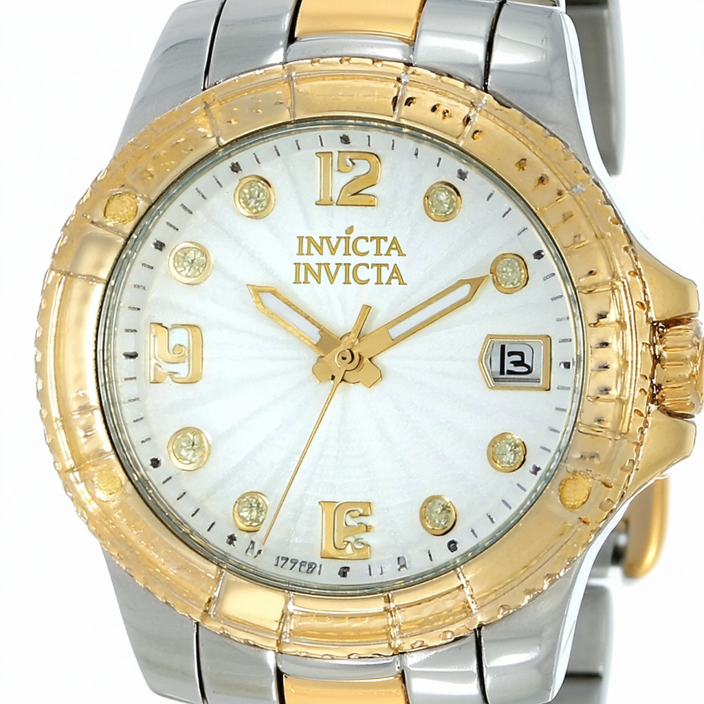 Invicta Women's 17492 Angel Analog Display Swiss Quartz Two Tone Watch