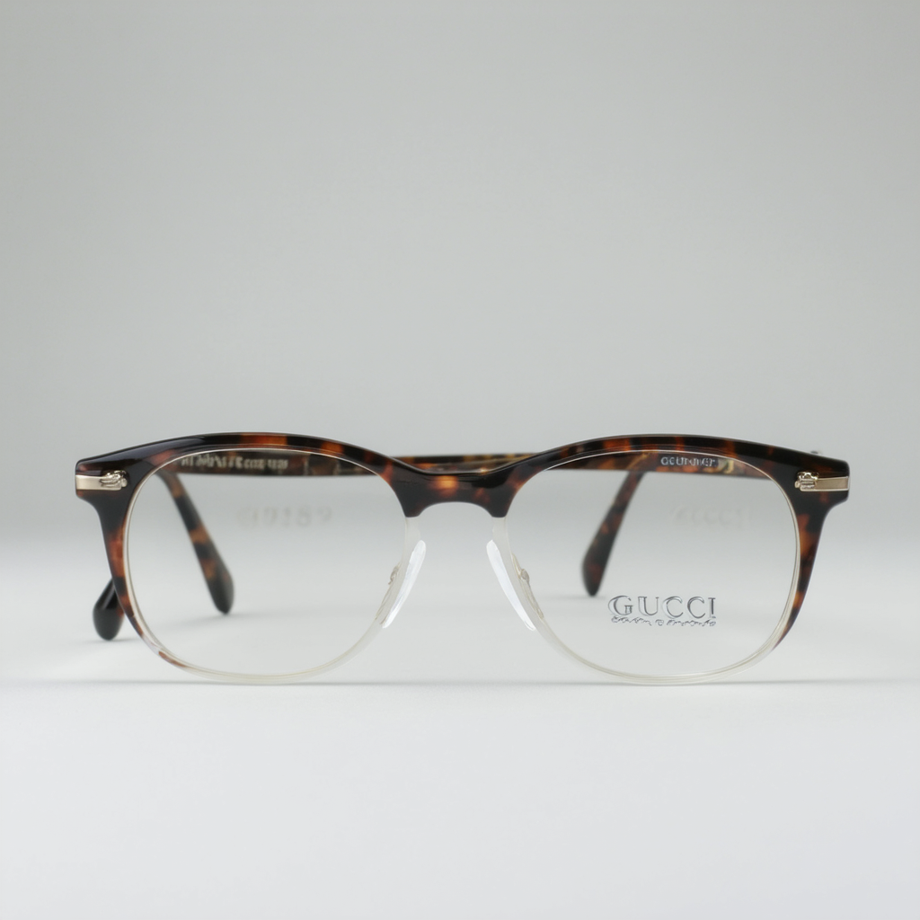 Gucci GG1053 Eyeglasses-0WR9 Brown Havana-53mm