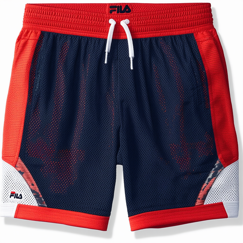 Fila Big Boys' Mesh Heritage Short