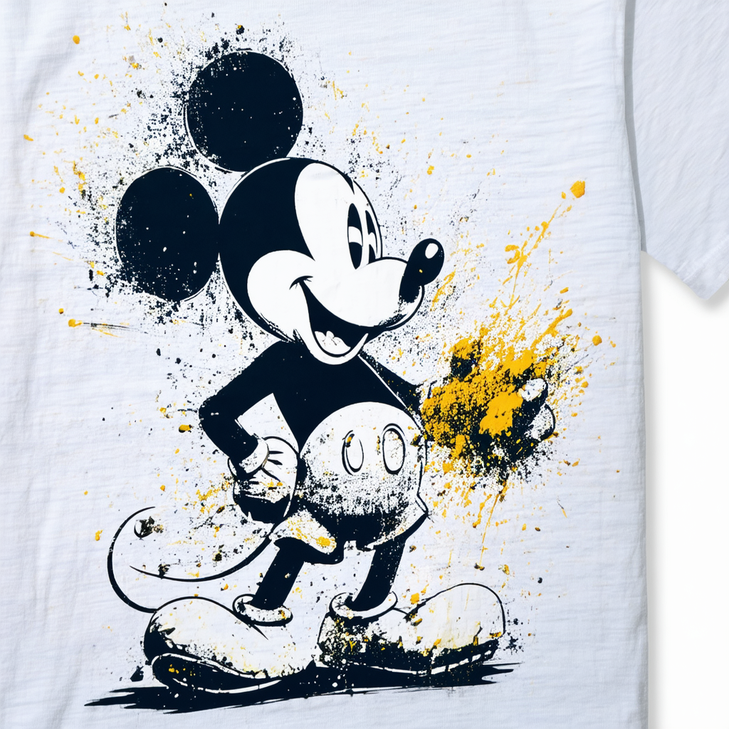 Disney Mens Mickey Mouse Smash T Shirt (M (38/40))