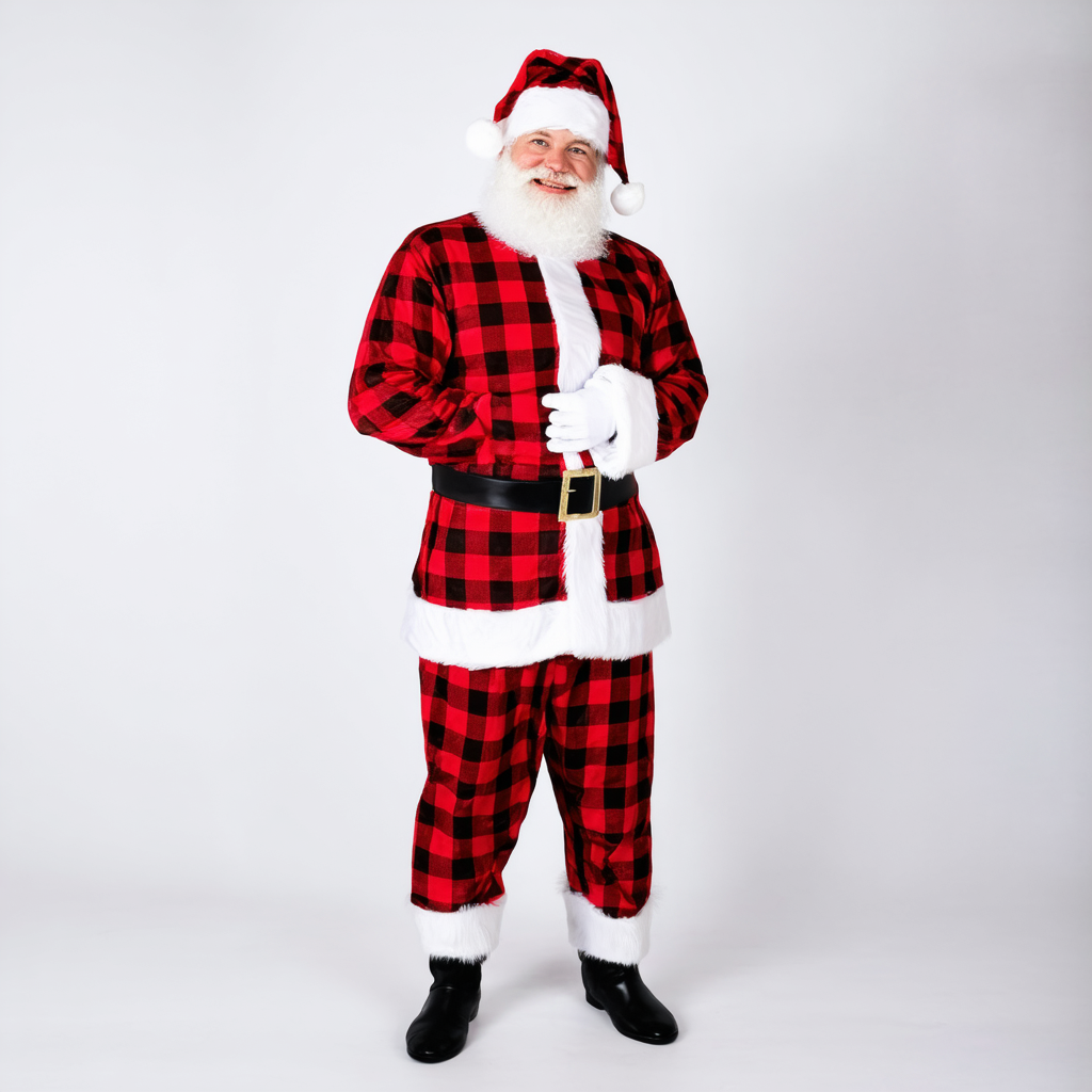 Rubie's Costume Flannel Santa Suit Costume