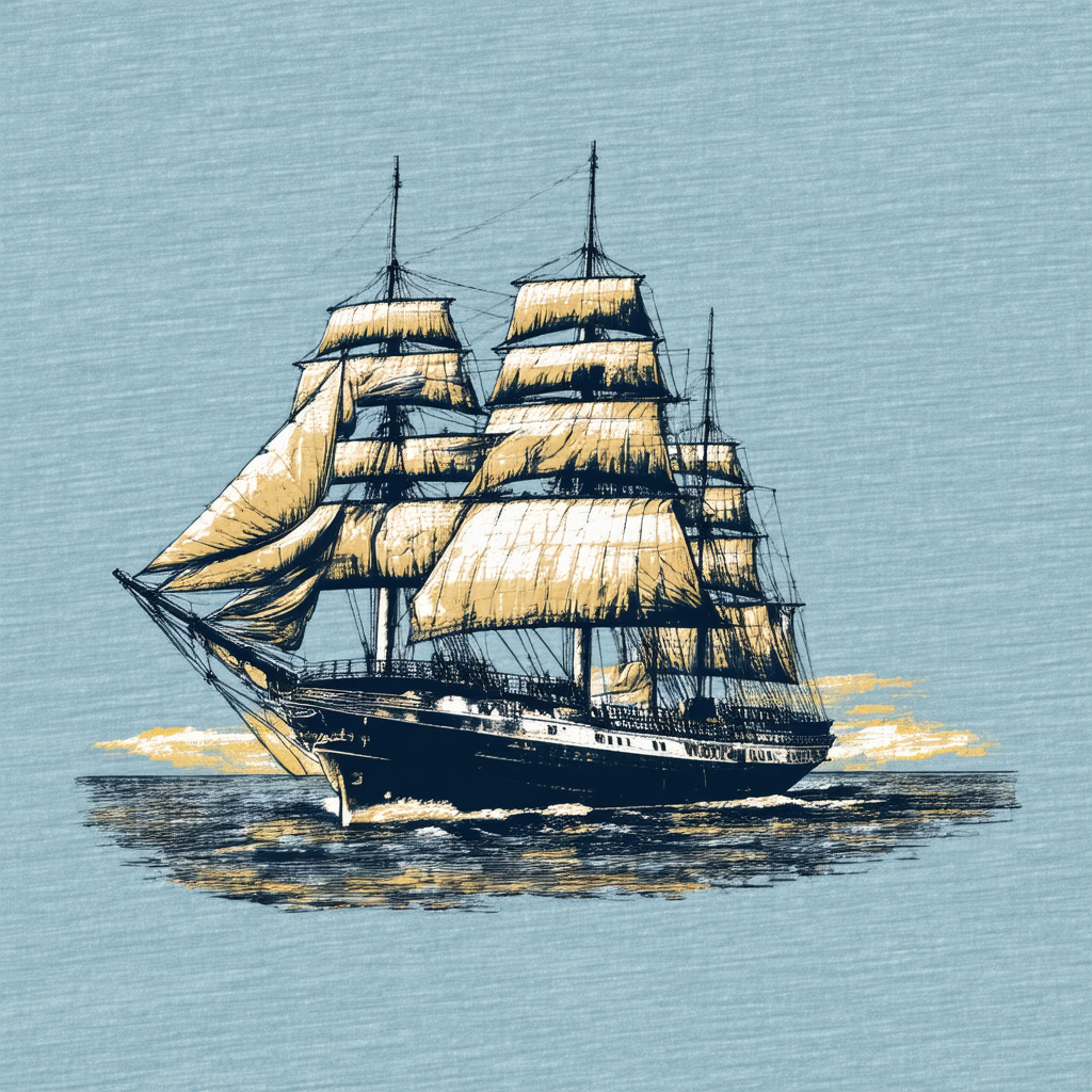 CafePress HMS Beagle World Tour T Shirt Tri-Blend Tee