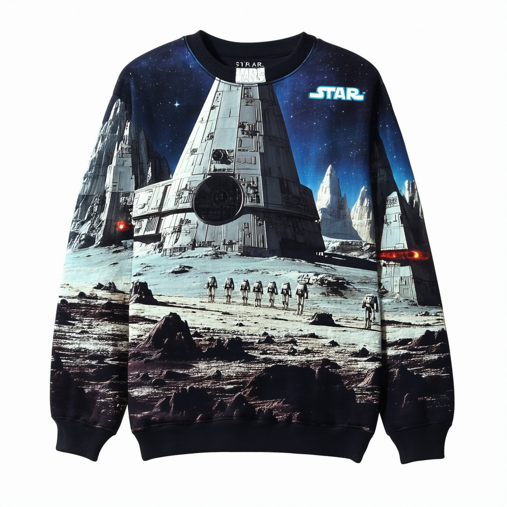 Star Wars Vintage Hoth Fleece Sublimation print (Small)