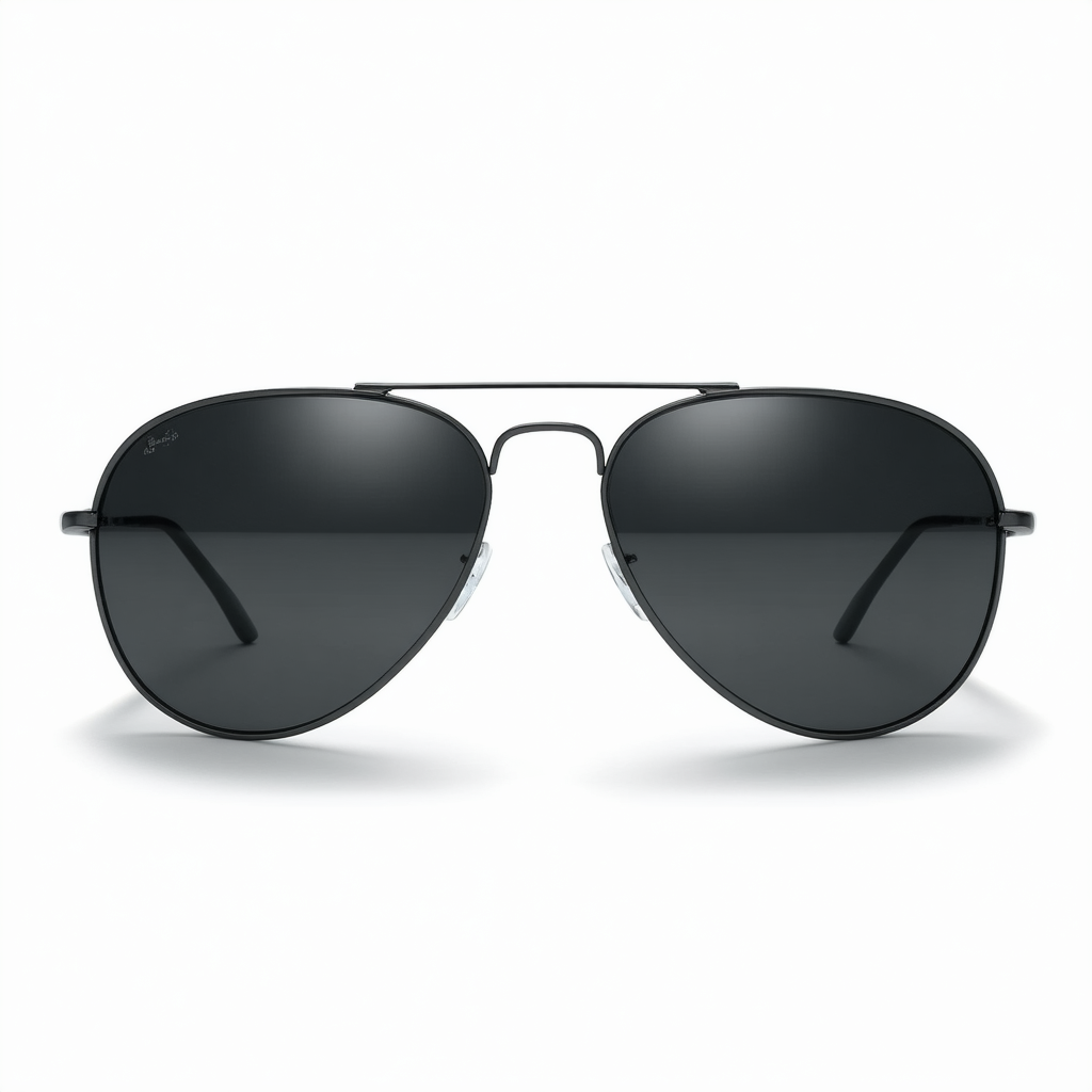 Polarized Classic Metal Aviator Sunglasses (Gunmetal)