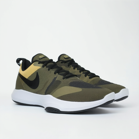 Nike Men's Low-Top Sneakers, Multicolour (Cargo Khaki/Black/Neutral Olive 001), US 8.5