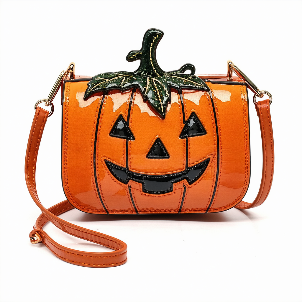 Betsey Johnson Kitsch Pumpkin Spice Crossbody Bag