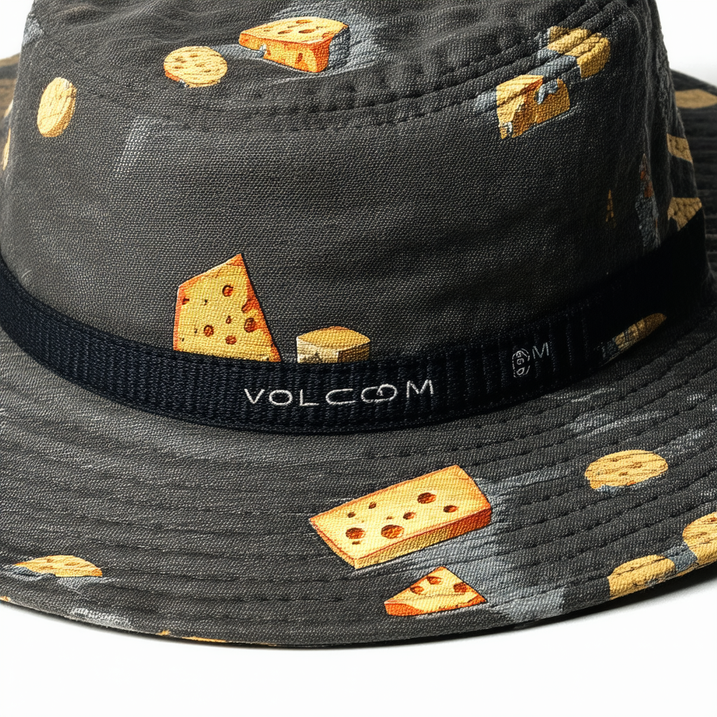 Volcom Men's Coast Print Cheese Hat