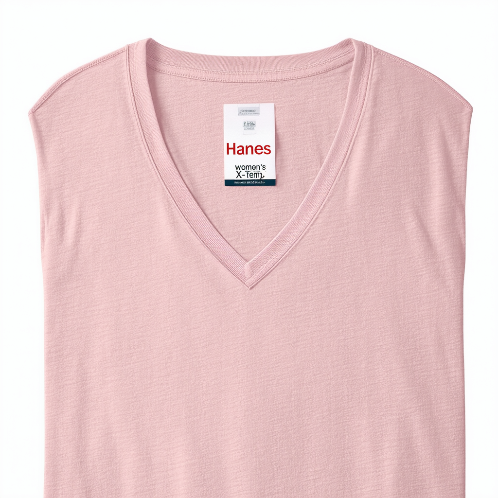 Hanes Women's X-Temp V-Neck T-Shirt-2 Pack