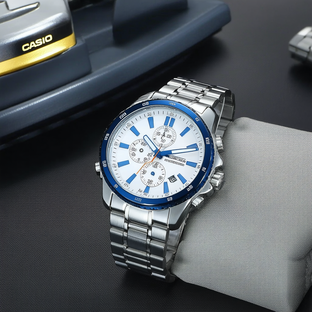 Casio Men's MTP-1214A-2AV Three-hand Bracelet watch