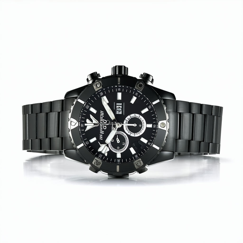 Invicta Men's 0383 II Collection Black Ion-Plated Stainless Steel Watch
