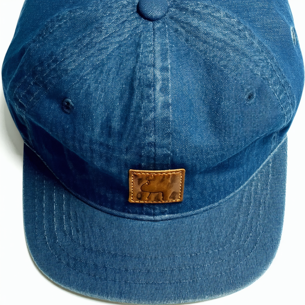 Polo Ralph Lauren Men`s Polo Bear Chino Ball Denim Cap with Leather Strap