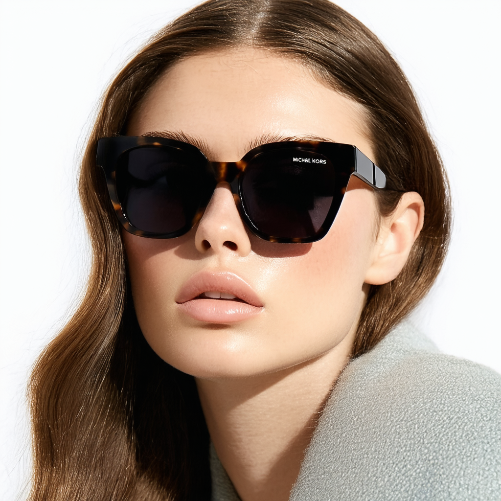 Michael Kors MKS206 Sunglasses (5) BLACK HORN, 60mm
