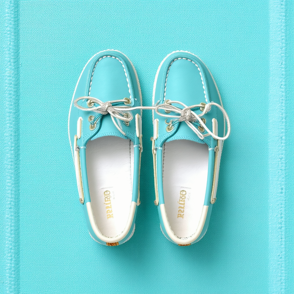 Sperry Women's A/O 2 Eye, Aqua/Pucker/White-7