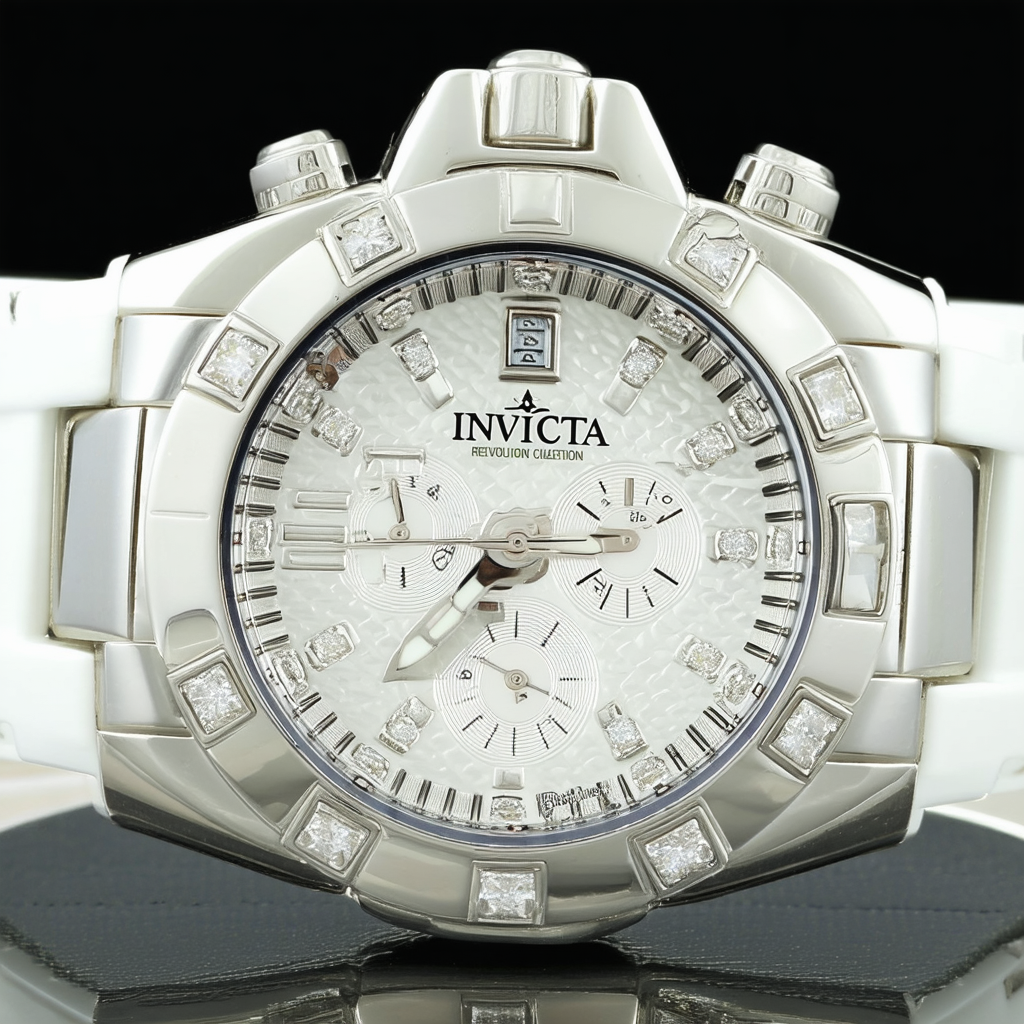 Invicta Women's 6814 Lupah Revolution Collection Chronograph Diamond Accented Watch