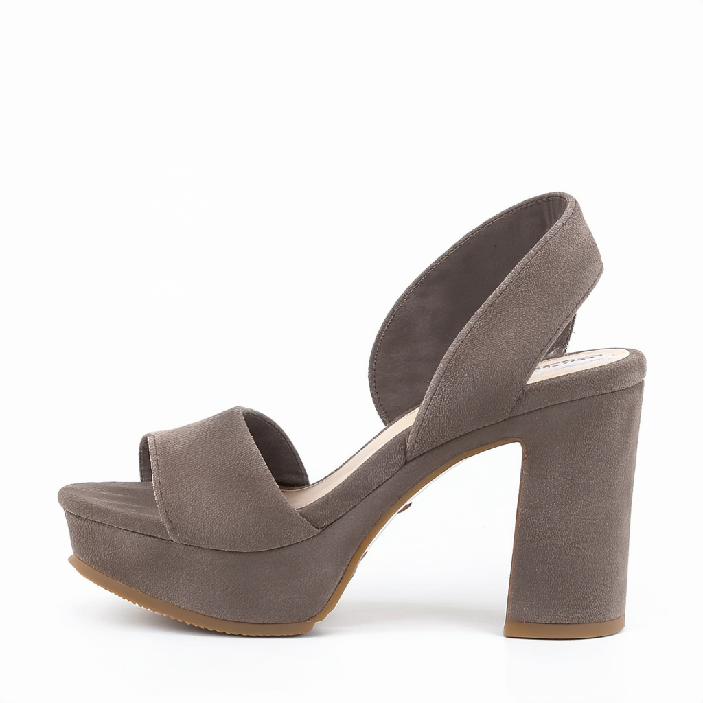 Steve Madden Women's Alysssa Platform Sandal, Taupe Suede, 5.5 M US