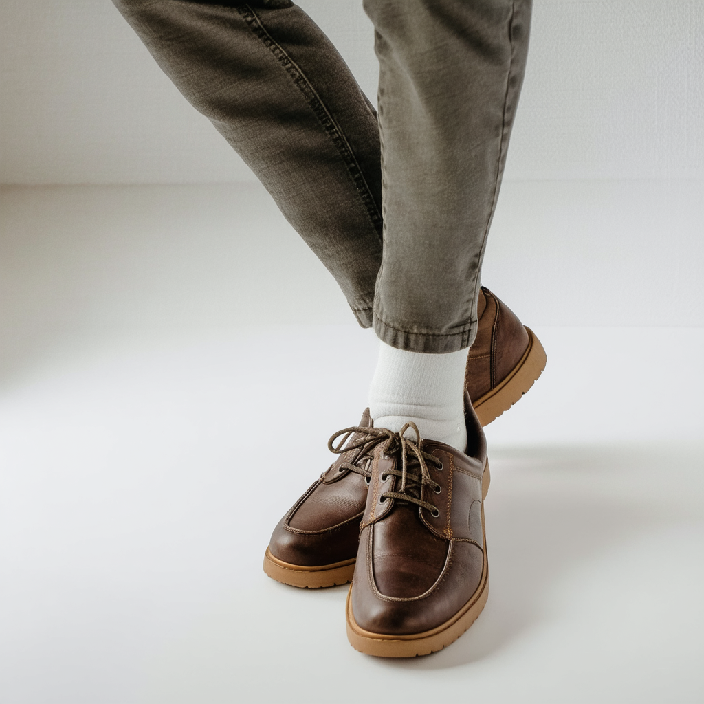 Rockport World Tour Classic Lace-Up Shoes Brown