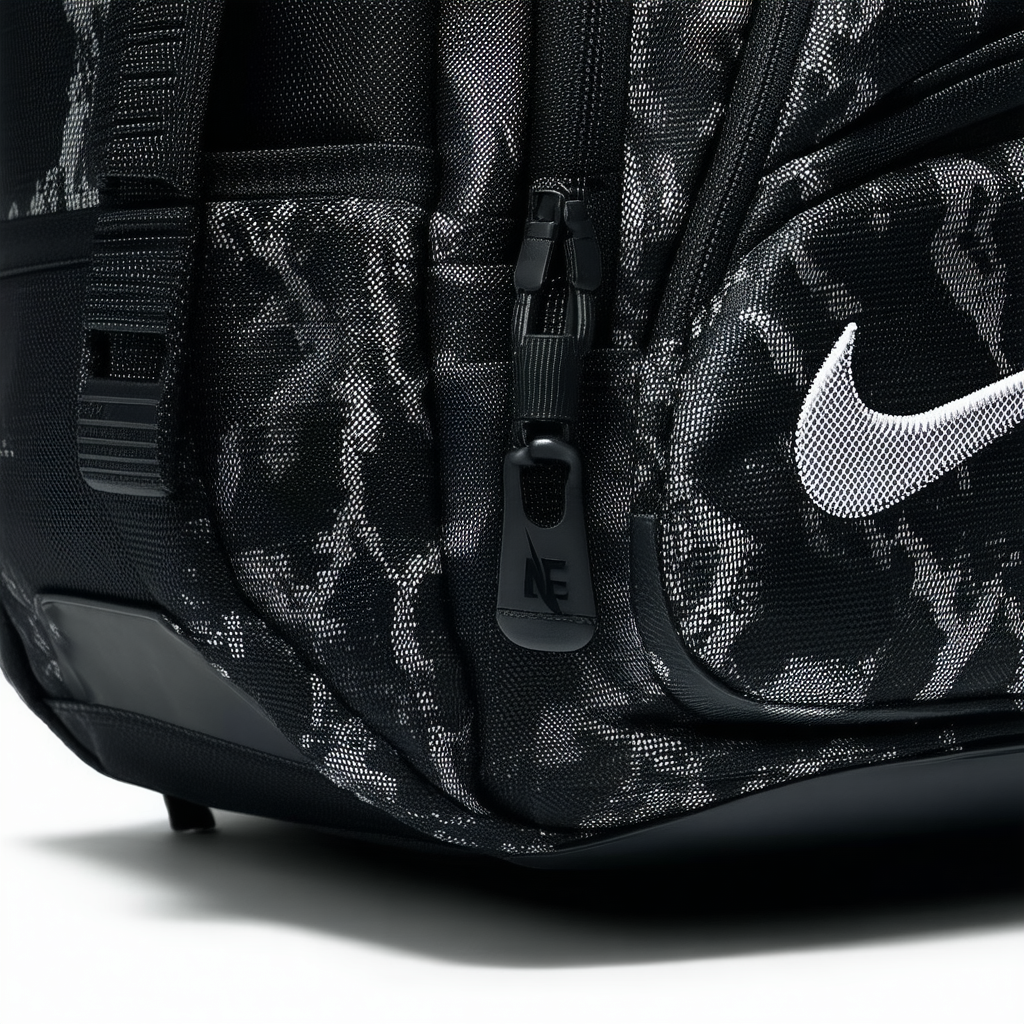 Nike Hoops Elite Max Air Team Black/Black/White Multi Snake Backpack Bags