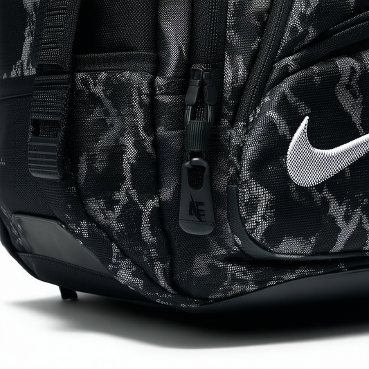 Nike Hoops Elite Max Air Team Black/Black/White Multi Snake Backpack Bags