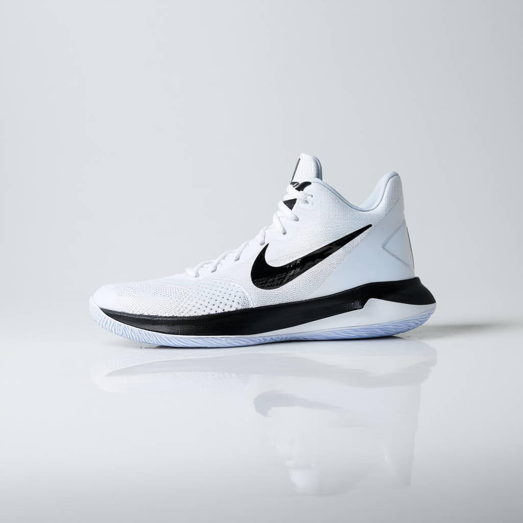 Nike Hyperdunk 2014 TB Mens White/Black Basketball Sneakers