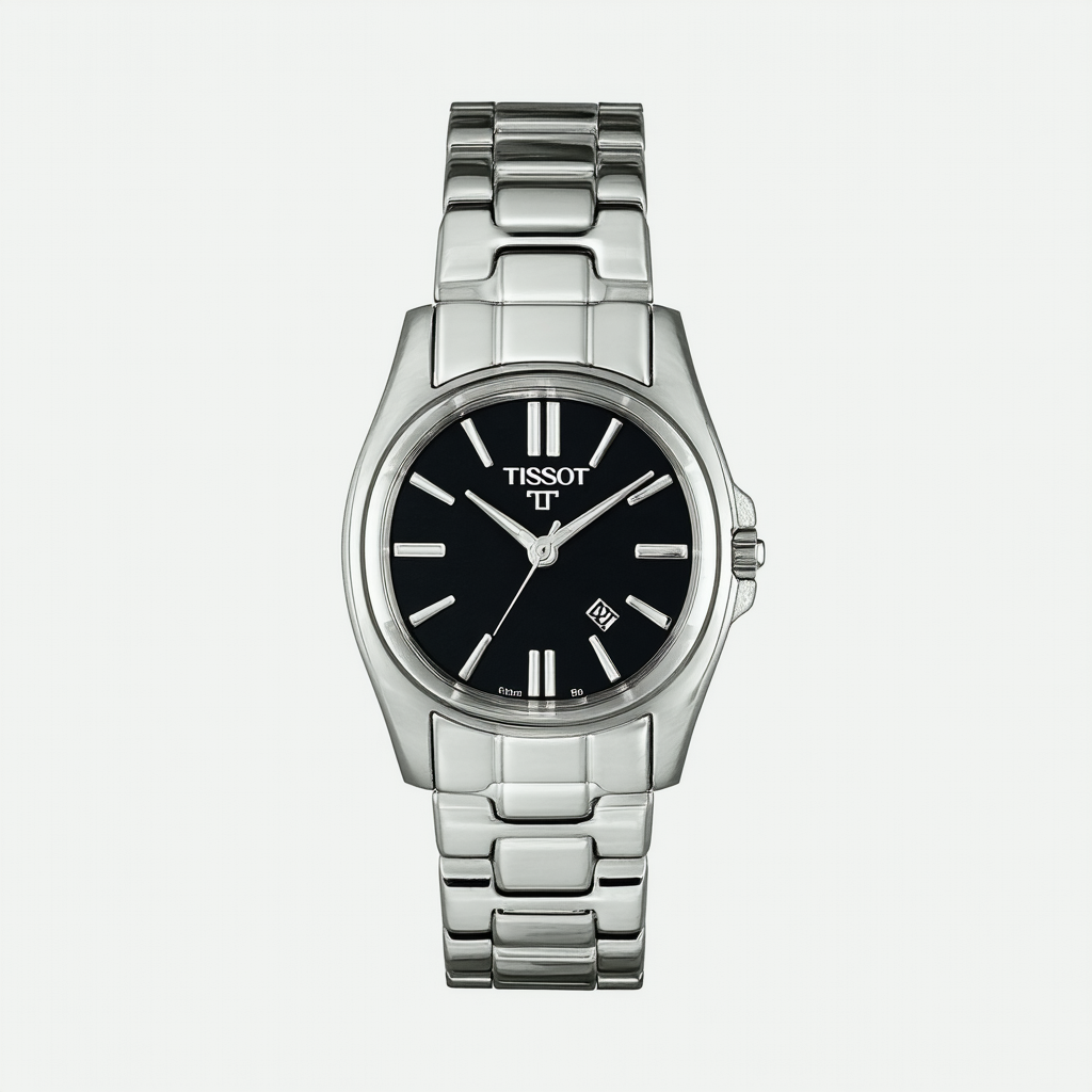 Tissot Women's T051.310.11.051.00 Black Dial T Evocation Watch