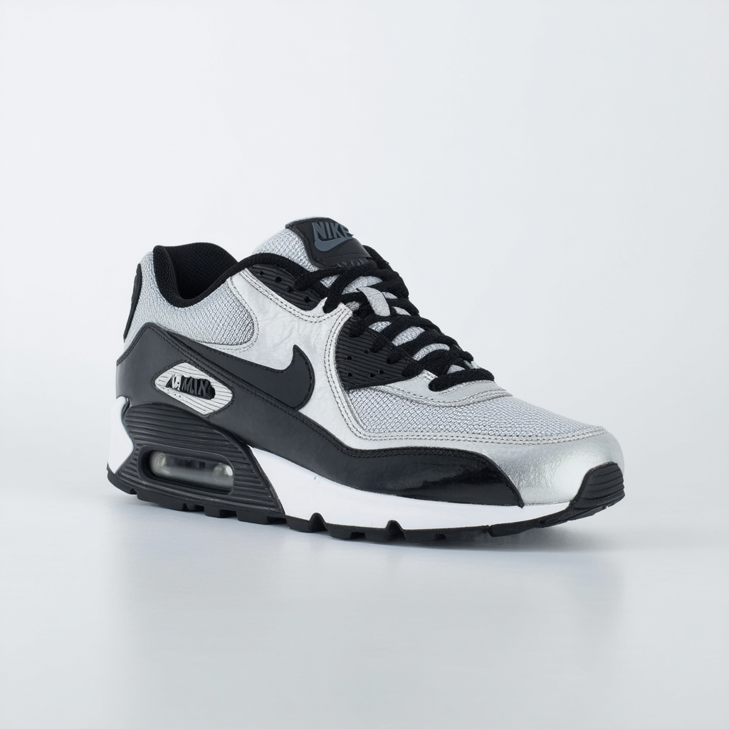 Nike Air Max 90 Premium PurePlatinum/Black/Fiberglass 443817-007