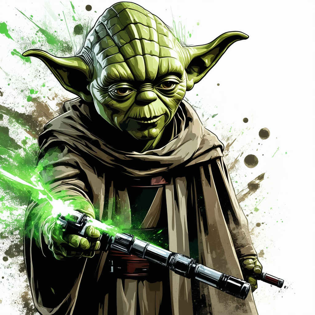 Star Wars Men's Yoda Magic T-Shirt