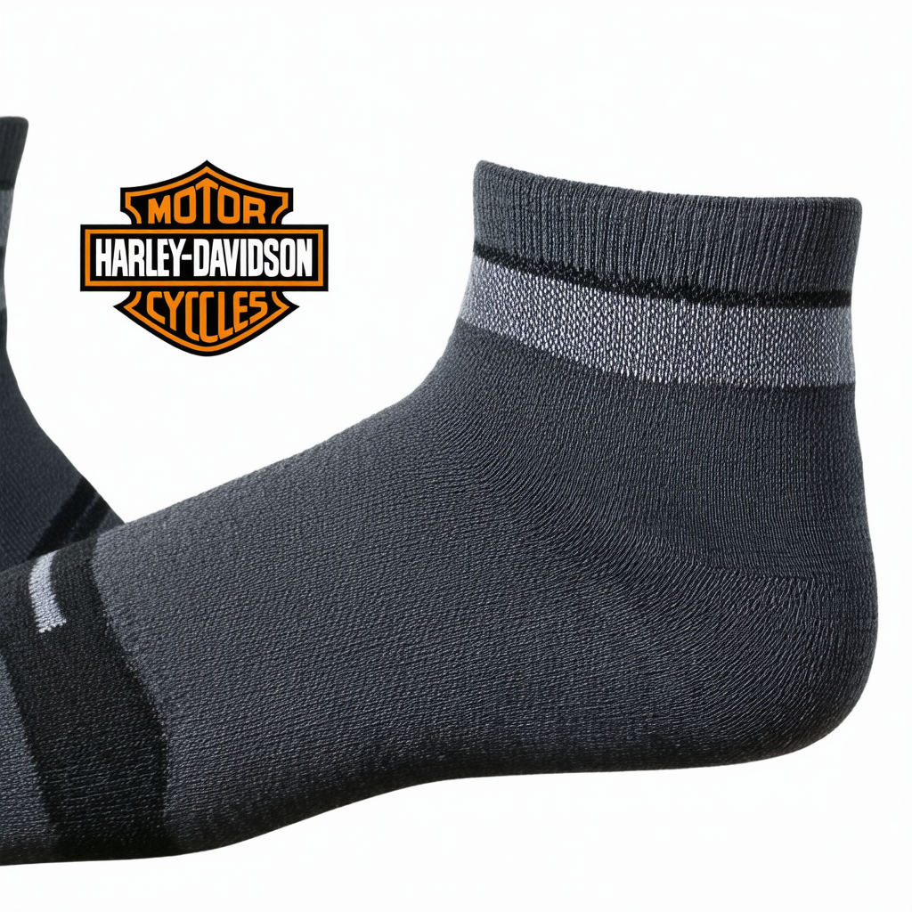 Harley-Davidson Wolverine Men's Compression Coolmax Riding Socks D99219070-001
