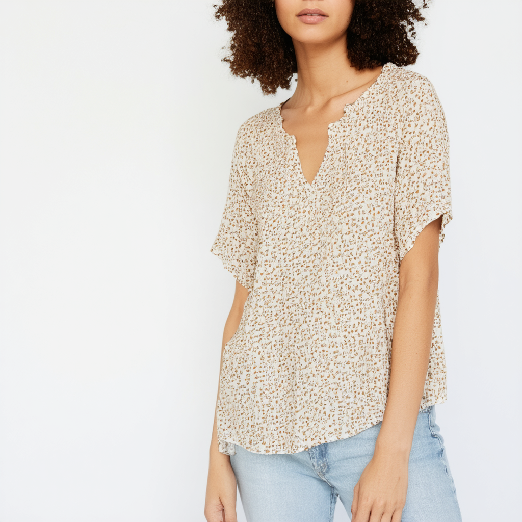 Lucky Brand Women's Modern Printed Top