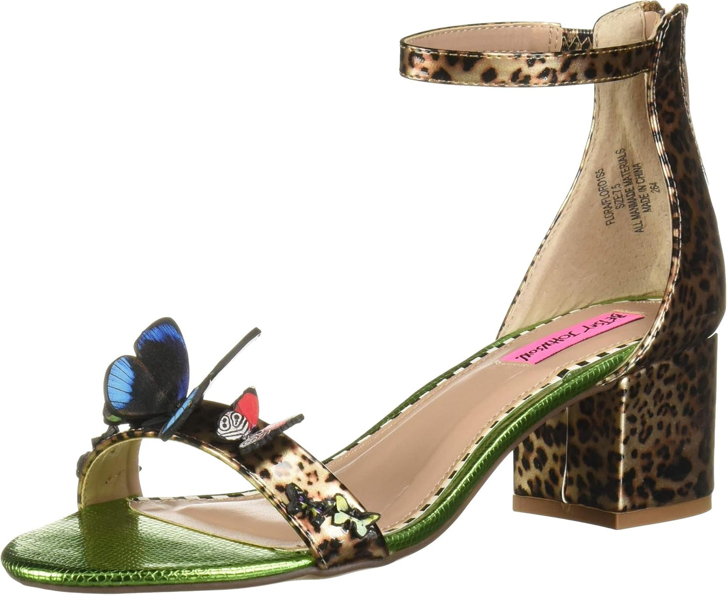Betsey Johnson Women's Flora Heeled Sandal