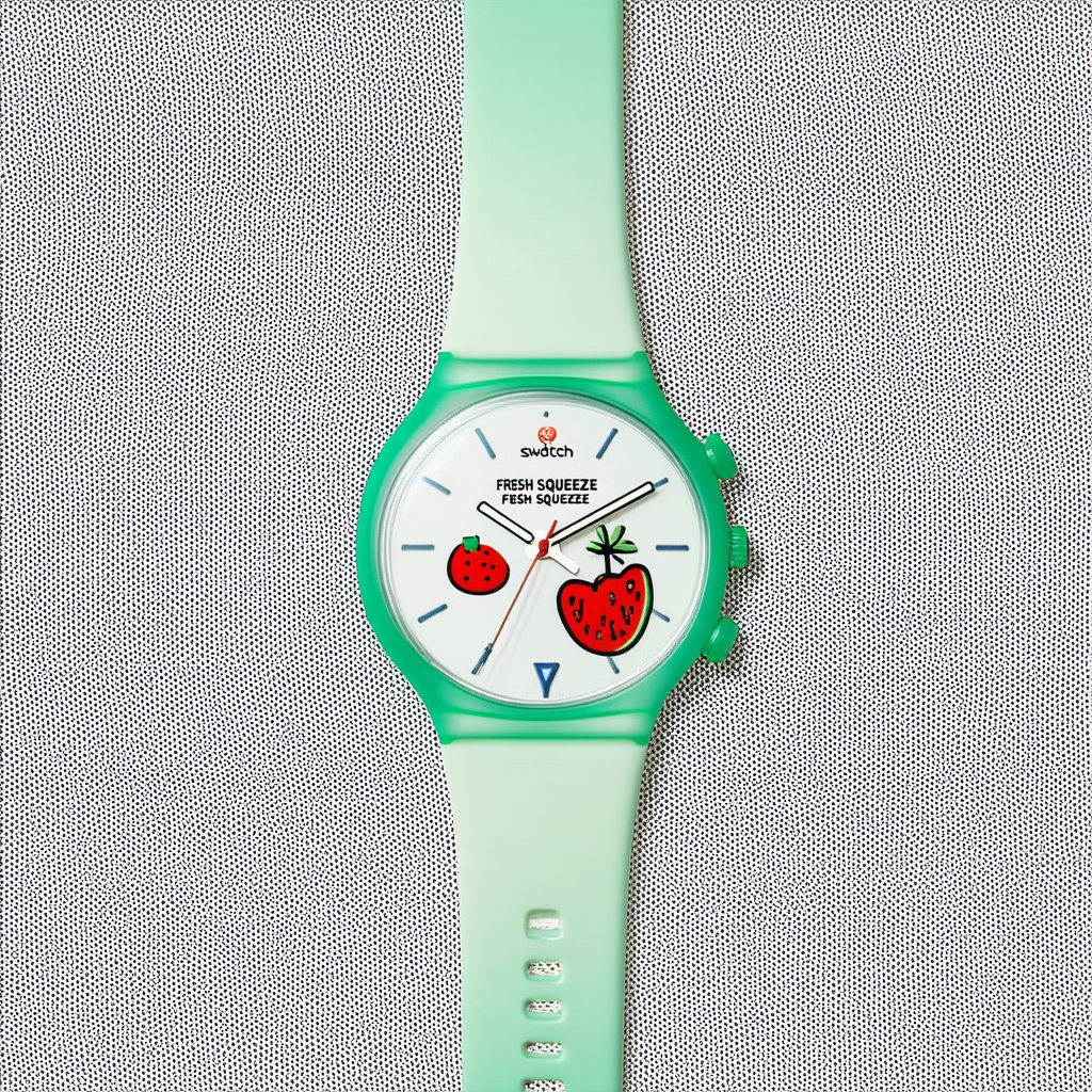 Swatch FRESH SQUEEZE Unisex Watch (Model: SB01G101)