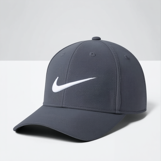 Nike Golf Flat Bill Tour Cap New Logo New Slate//White L/XL