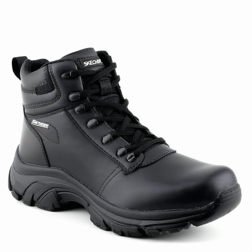 Skechers for Work Women's Sure Track Erath Athletic Lace Slip Resistant Boot