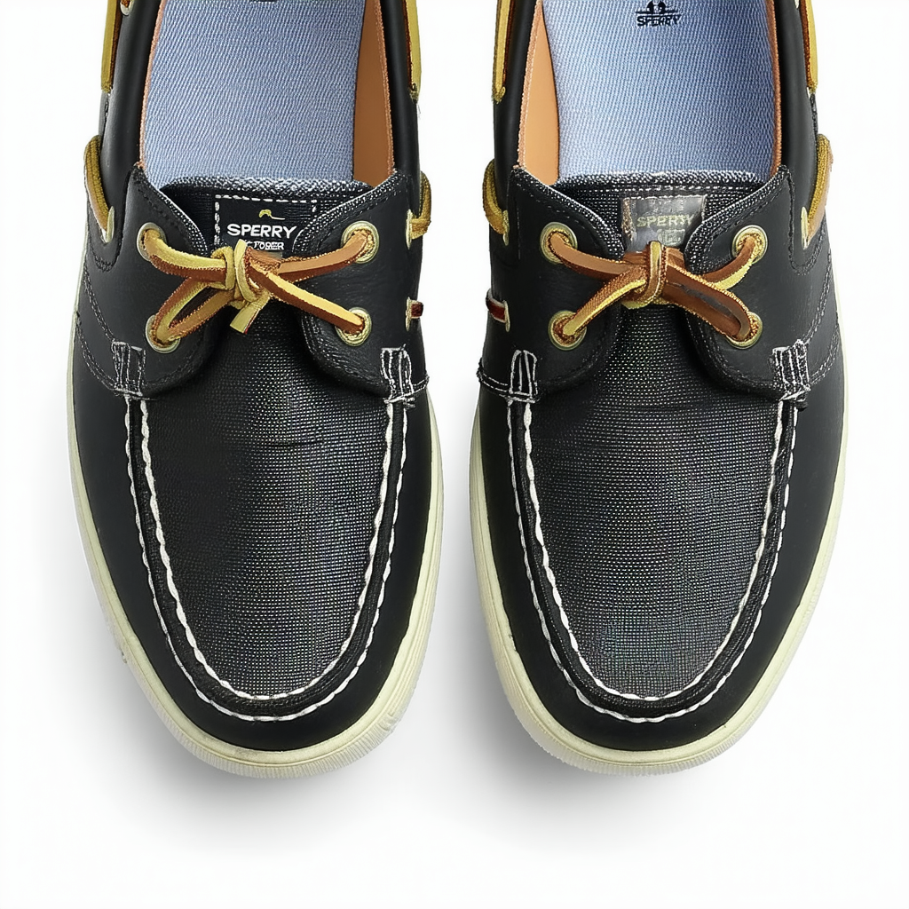 Sperry Top-Sider Women's Sandfish Black Boat Shoe