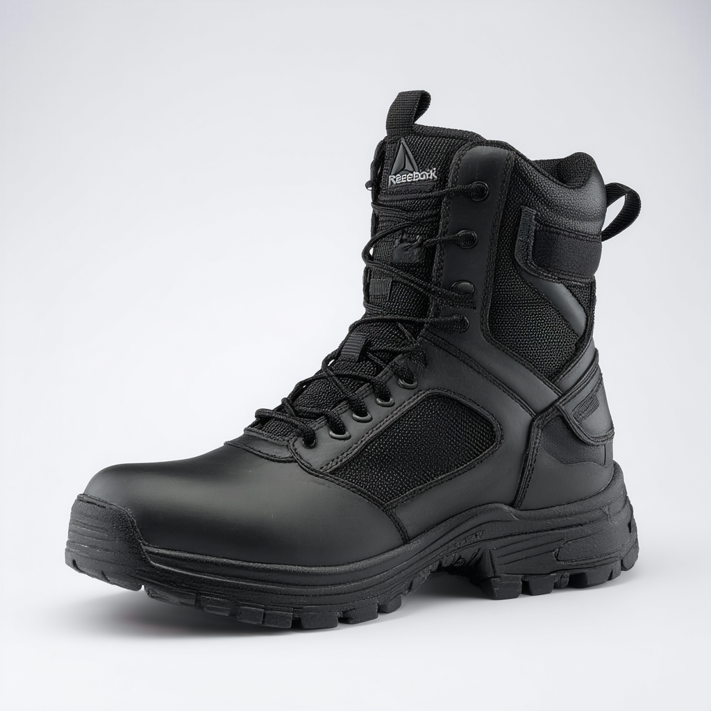 Reebok Duty Women's Rapid Response Tactical Soft Toe 8" Boot Wa Black - 7 Wide