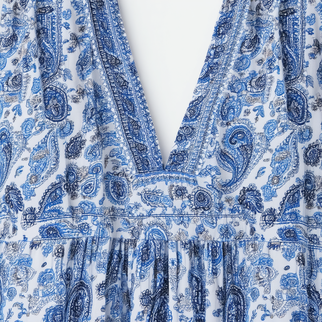 Tommy Hilfiger Women's Paisley Chiffon Dress