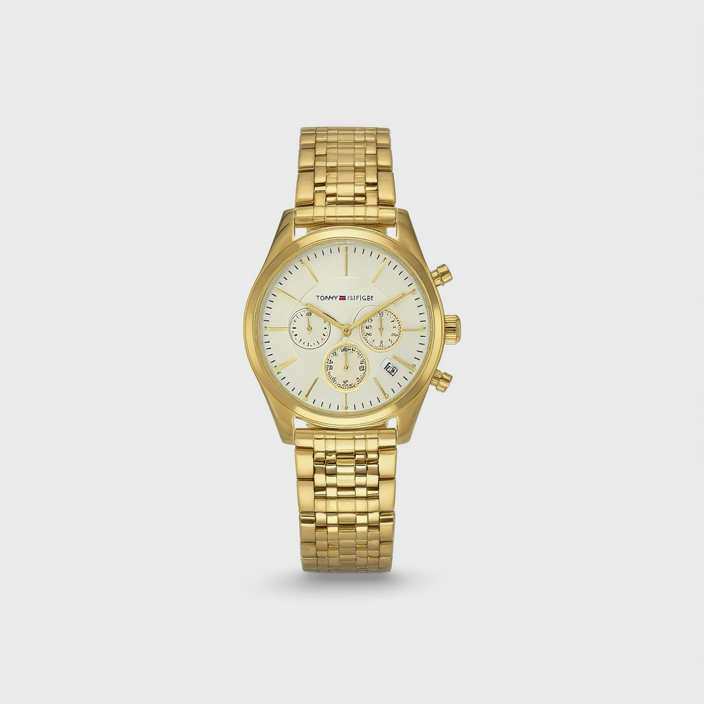 Tommy Hilfiger Multifunction Gold-Tone Stainless Steel Women's watch #1781450