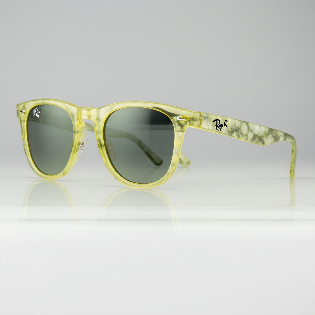 Ray-Ban Men's RB4184 Sunglasses,54mm,Opal Yellow/Grey