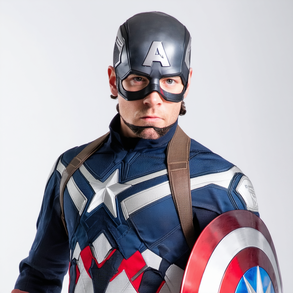 Rubie's Men's Marvel: Avengers 4 Deluxe Captain America Costume & Mask Adult Costume