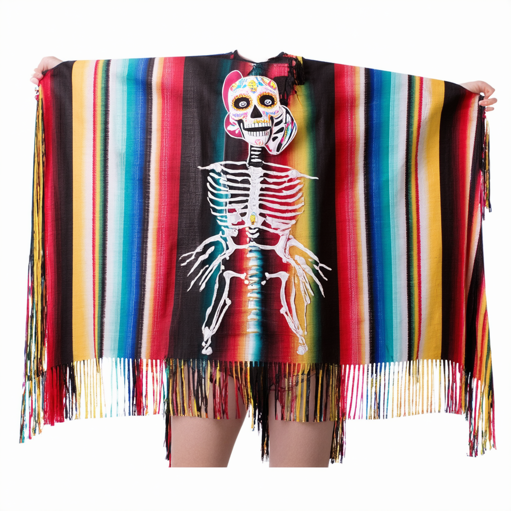 Forum Novelties Day Of The Dead Serape Costume Adult