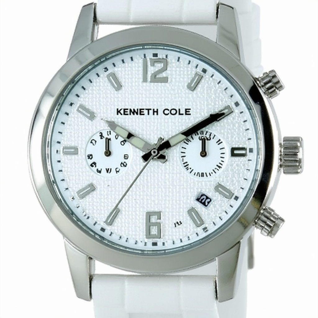 Kenneth Cole New York Women's KC2856 Rock Out Analog Display Japanese Quartz White Watch