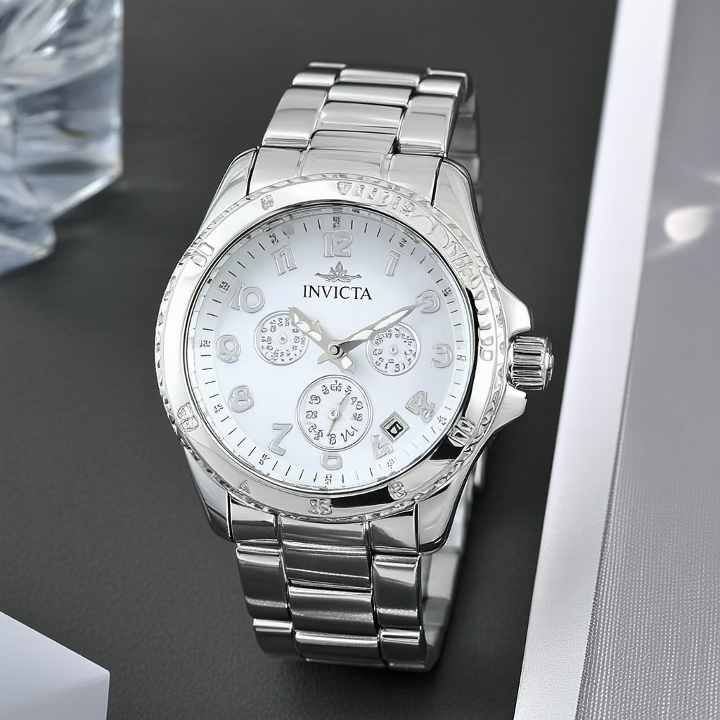 Invicta Women's 28924 Angel Analog Display Quartz Silver Watch