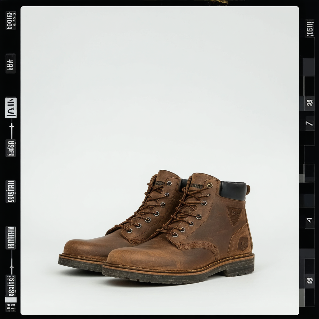 Levis Men's Harvey Oily Fashion Boot, Brown/Black, 8.5 M US