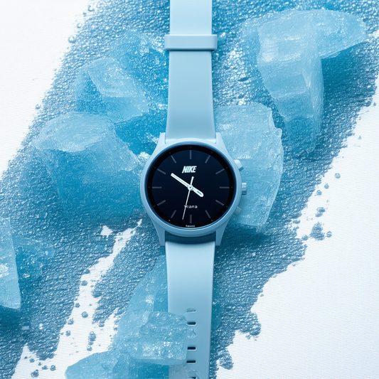 Nike Imara Kylo Run Women's Watch - Dark Crystal Blue/Blue Ice - WR0138-427