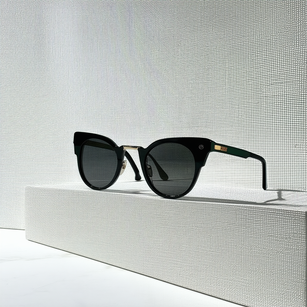 Gucci GG0080SK 002 Shiny Black GG0080SK Butterfly Sunglasses Lens Category 3 Si