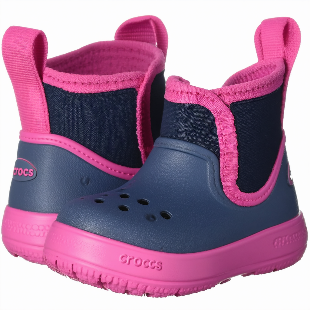 crocs LodgePoint Boot Slip-On (Toddler/Little Kid), Party Pink, 11 M US Little Kid