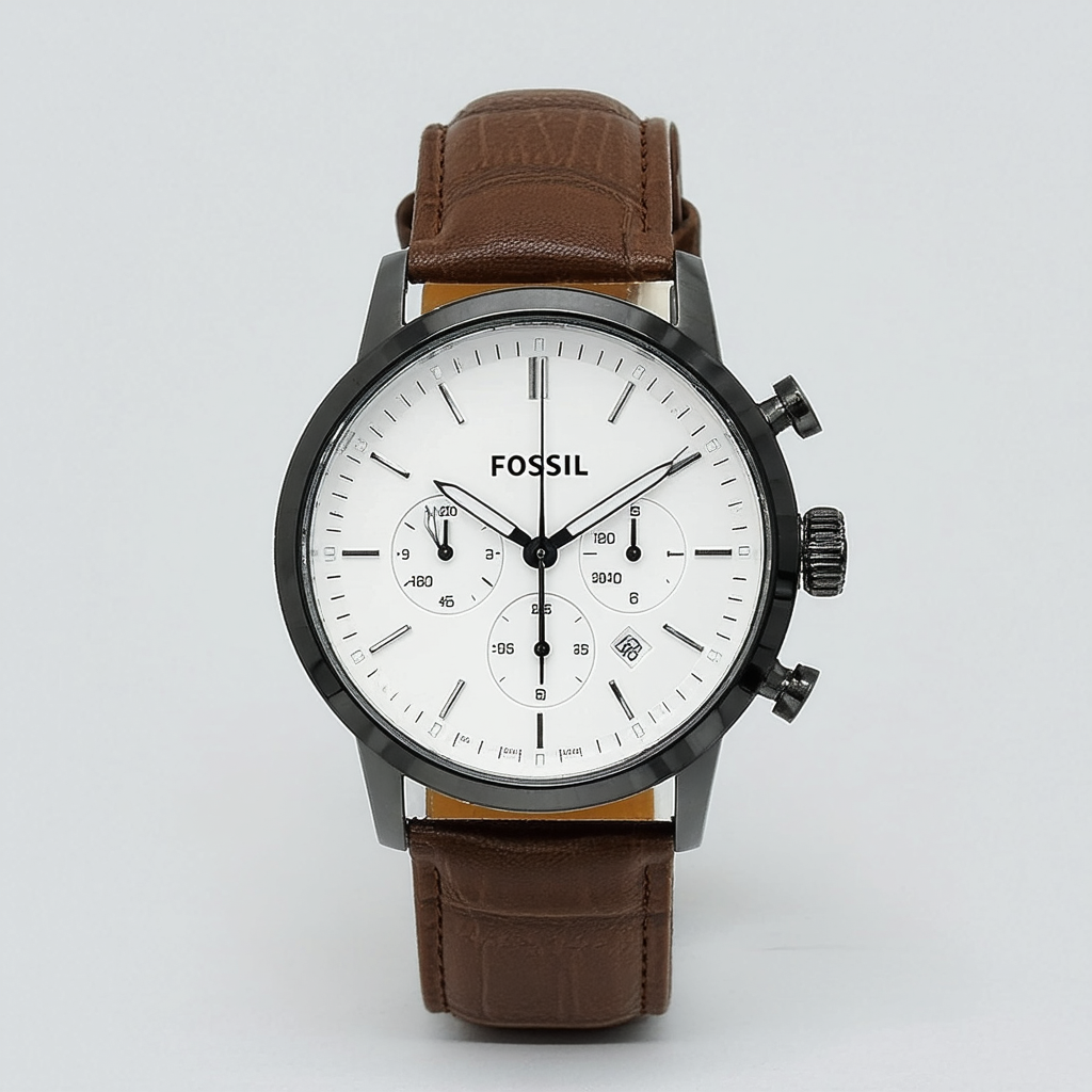 Fossil Men's Chronograph Quartz Watch, Leather